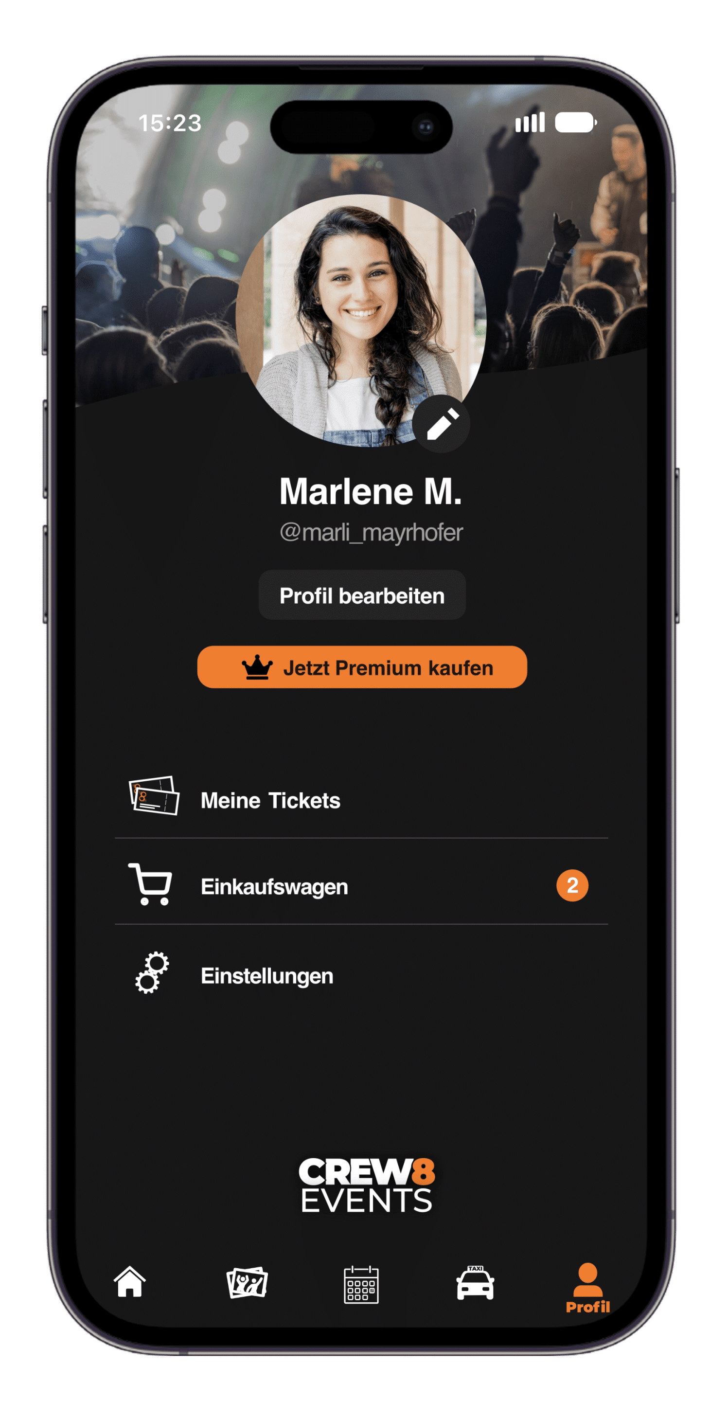 User Profil Mockup